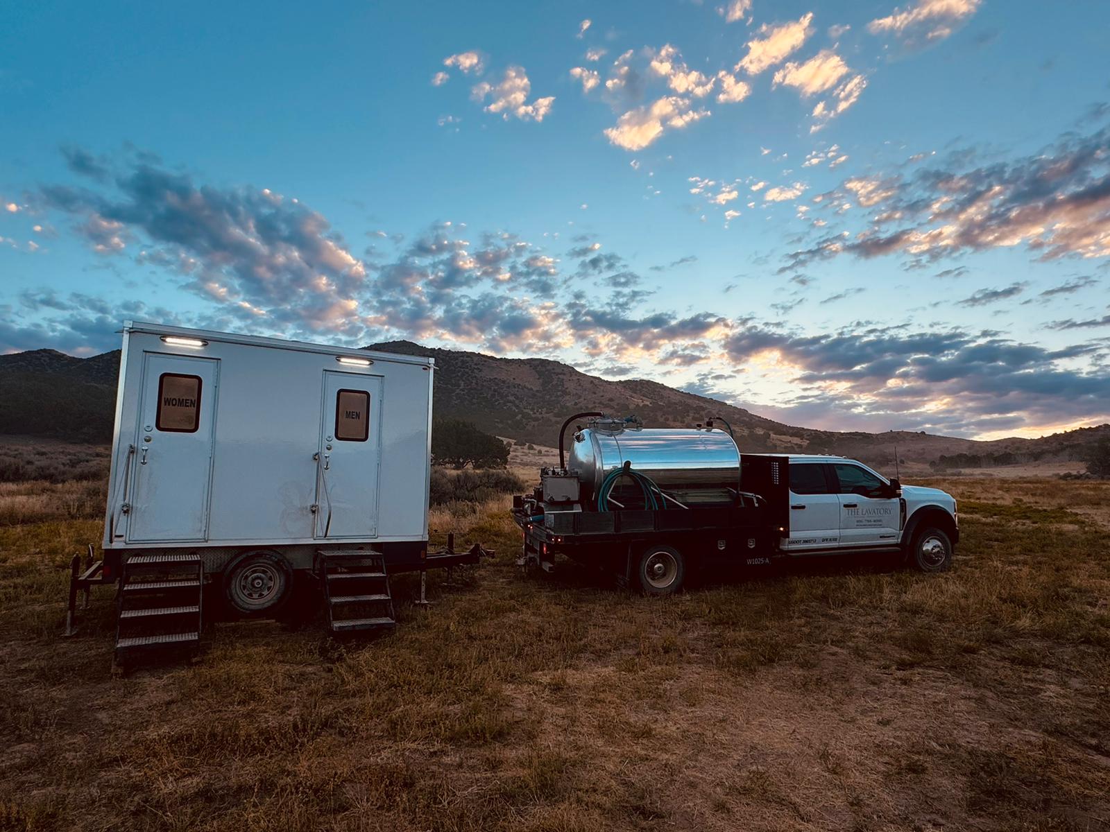 Real camping & glamping deployment by The Lavatory Texas