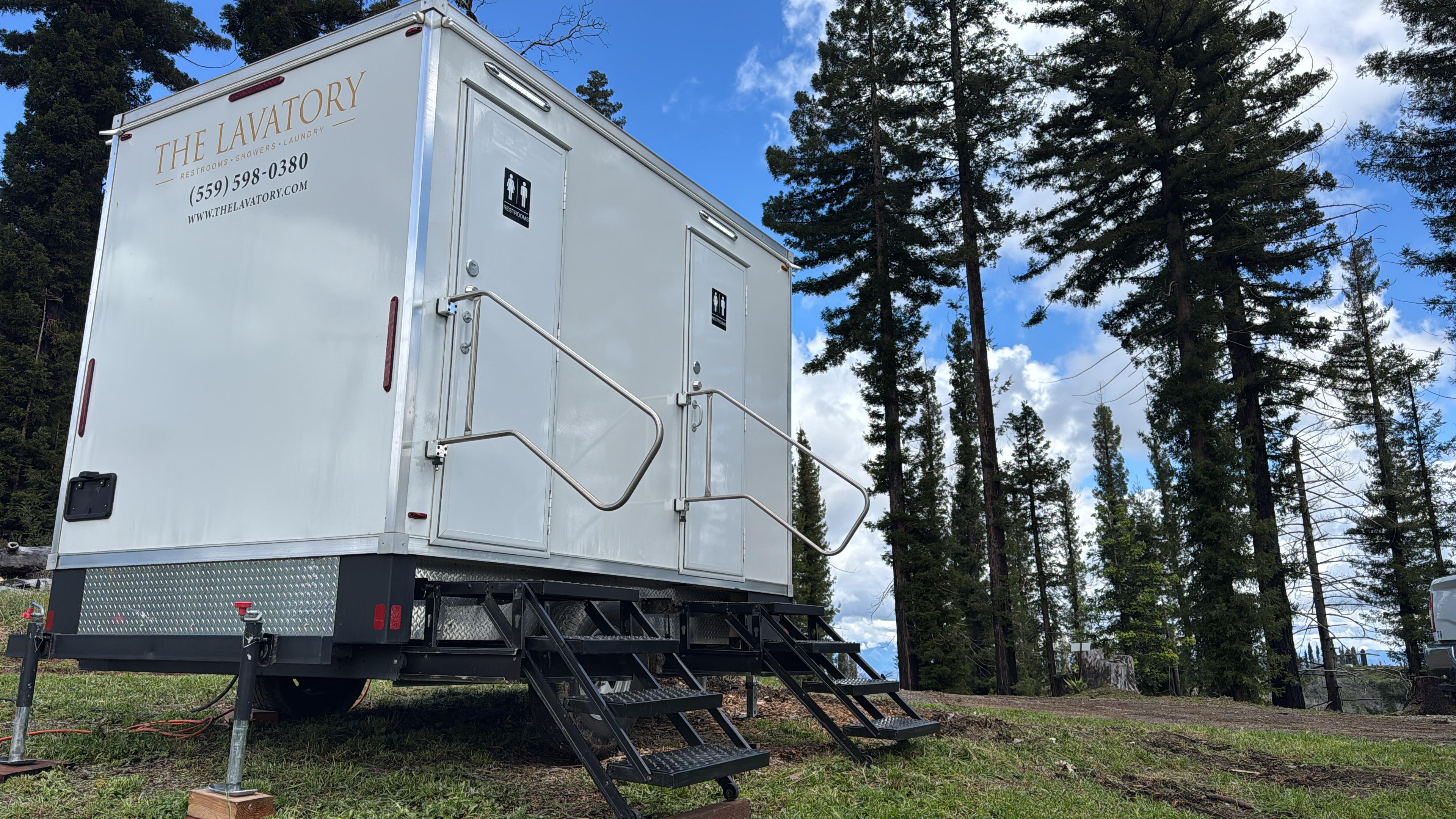 Real camping & glamping deployment by The Lavatory Texas